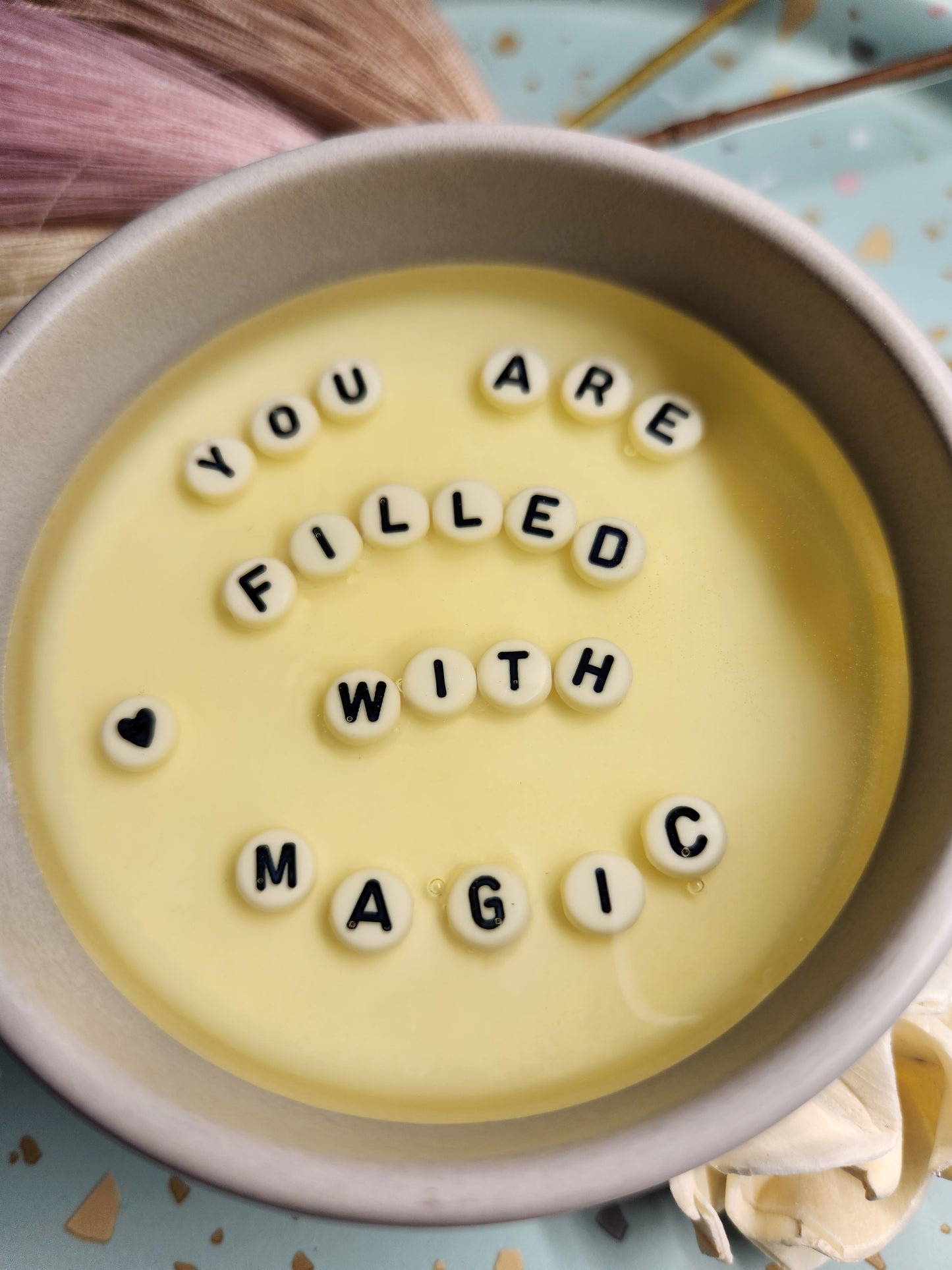 Hidden Message Candles